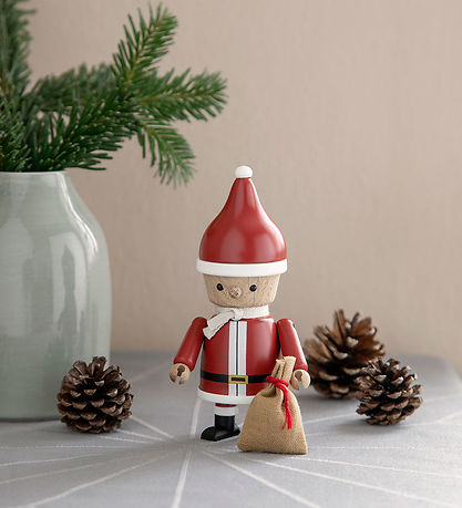 Novoform Træfigur - Nicholas Christmas m. Sack