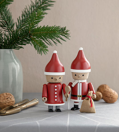 Novoform Træfigur - Nicholas Christmas m. Sack