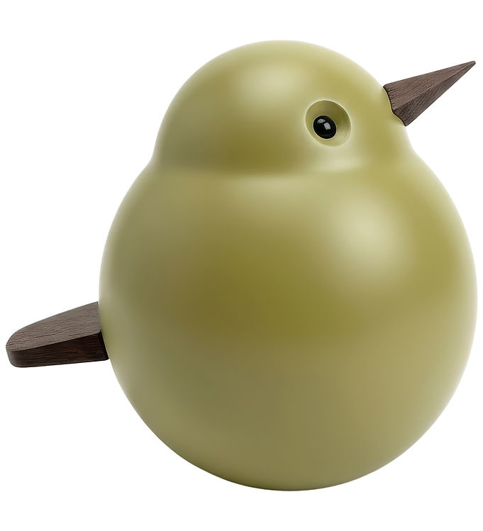 Novoform Træfigur - Far Spurv - Mosgrøn Bøg