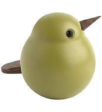 Novoform Træfigur - Baby Sparrow - Moss Green Beech