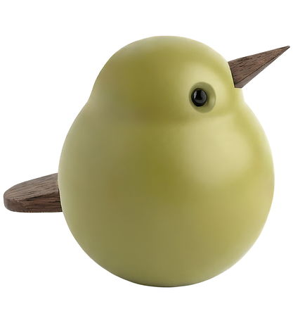 Novoform Træfigur - Baby Sparrow - Moss Green Beech