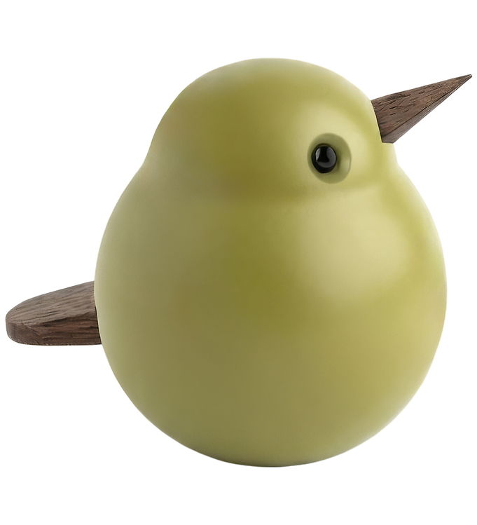 Novoform Træfigur - Baby Spurv - Mosgrøn Bøg