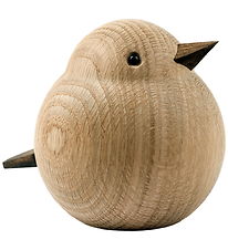 Novoform Træfigur - Papa Sparrow - Natural Oak