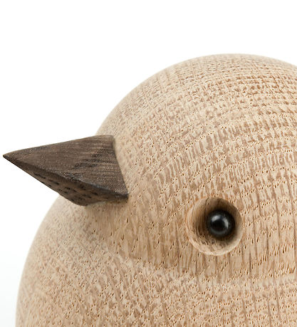 Novoform Træfigur - Papa Sparrow - Natural Oak
