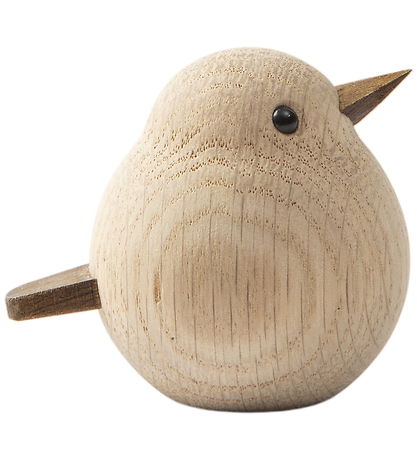 Novoform Træfigur - Mini Sparrow - Natural Oak