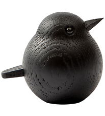 Novoform Træfigur - Mini Sparrow - Black Stained Oak