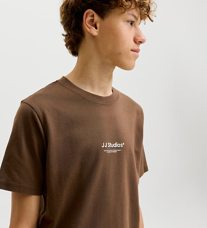 Jack & Jones T-shirt - Noos - JjeSoho - Cocoa m. Logo