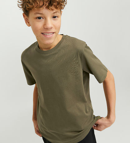 Jack & Jones T-shirt - Noos - JjeOrganic - Olive Night