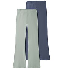 Name It Bukser - 2-pak - Noos - NkfVivii - Vintage Indigo/Green 