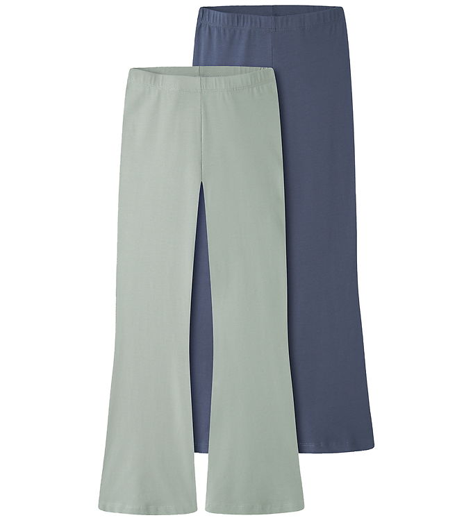 Name It Bukser - 2-pak - Noos - NkfVivii - Vintage Indigo/Green