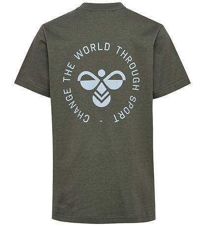 Hummel T-shirt - HmlJr - Reg - Graphic - Castor Gray