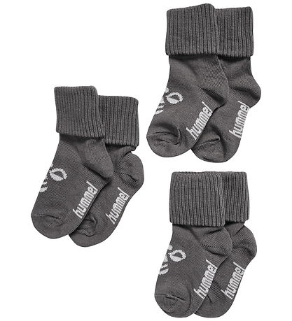 Hummel Strømper - HmlMini - 3-pak - Dark Gull Gray