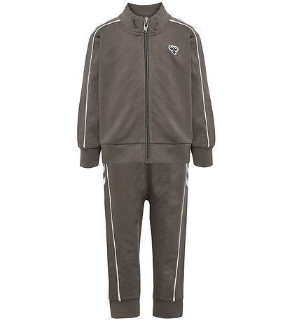 Hummel Træningssæt - hmlMini - Dark Gull Gray