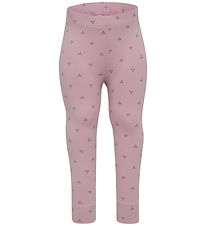 Hummel Leggings - hmlMini - Sea Fog m. Print
