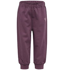 Hummel Sweatpants - hmlMini - Loose - Black Plum