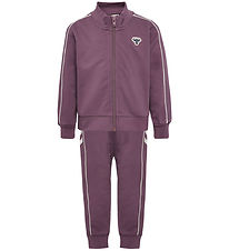 Hummel Træningssæt - hmlMini - Black Plum
