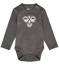 Hummel Body l/æ - hmlMini - Logo - Dark Gull Gray