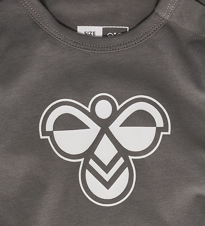 Hummel Body l/æ - hmlMini - Logo - Dark Gull Gray