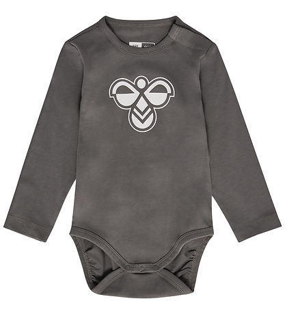 Hummel Body l/æ - hmlMini - Logo - Dark Gull Gray