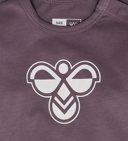 Hummel Body l/æ - hmlMini - Logo - Black Plum