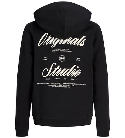 Jack & Jones Hættetrøje - Sweat - JorNorrebro - Black