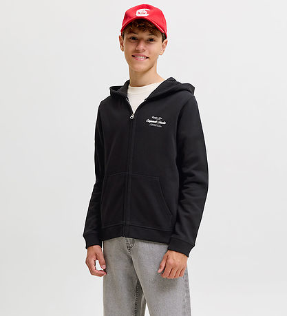Jack & Jones Hættetrøje - Sweat - JorNorrebro - Black