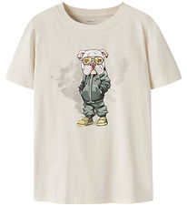 Name it T-shirt - NkmLegu - Antique White