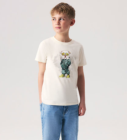 Name it T-shirt - NkmLegu - Antique White