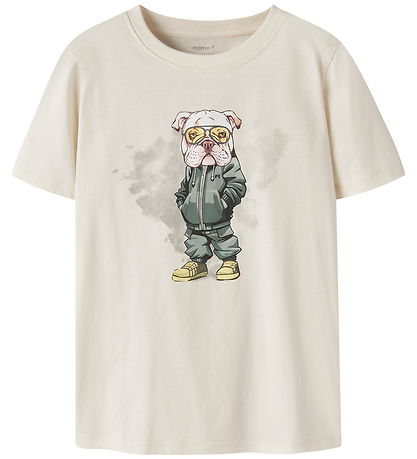 Name it T-shirt - NkmLegu - Antique White