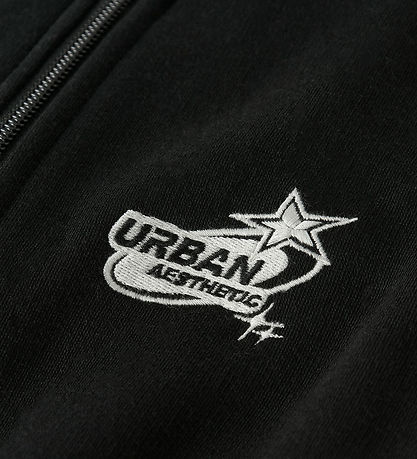 Name it Sweatshirt m. Lynlås - NkmLasse - Black