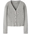 Name it Cardigan - NkfLarenlise - Strik - Light Grey Melange
