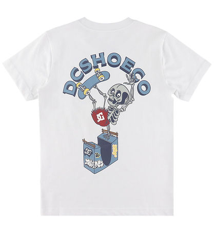 DC T-shirt - Handplant - Hvid m. Print
