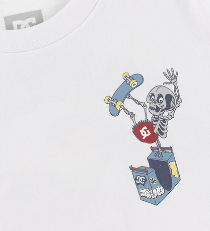 DC T-shirt - Handplant - Hvid m. Print