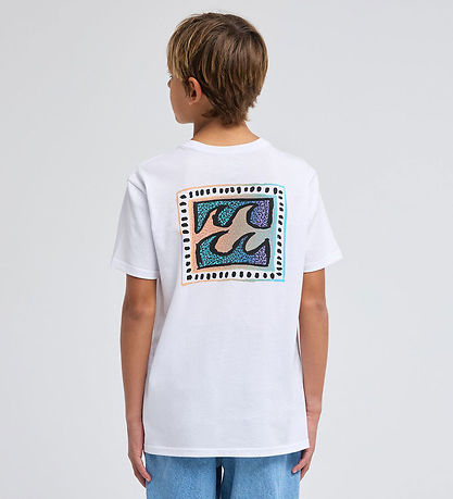 Billabong T-shirt - Crayon Wave - Hvid