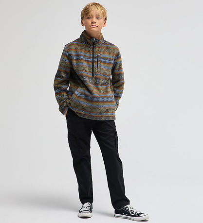 Billabong Fleecetrøje - Boundary Mock - Raven