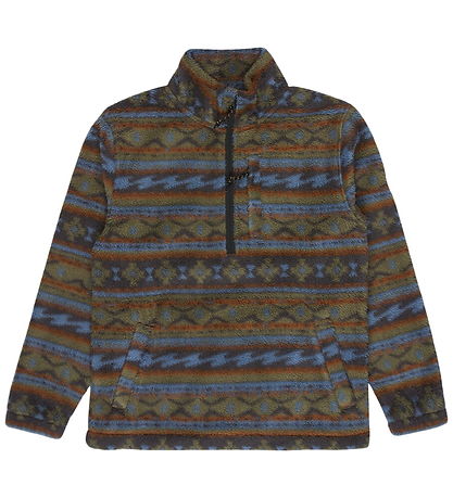Billabong Fleecetrøje - Boundary Mock - Raven