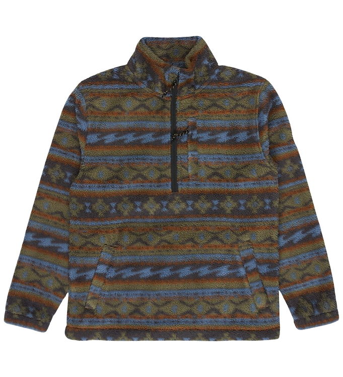 Billabong Fleecetrøje - Boundary Mock - Raven