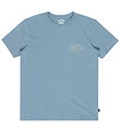 Billabong T-shirt - Crayon Wave - Blue Fog