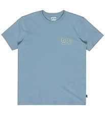 Billabong T-shirt - Crayon Wave - Blue Fog