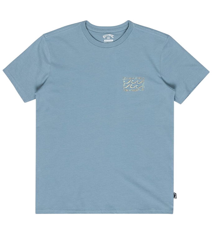 Billabong T-shirt - Crayon Wave - Blue Fog