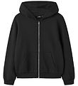 LMTD Cardigan m. Hætte - Sweat - NlnNevo - Black