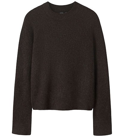 LMTD Bluse - Strik - Kort - NlfKleave - Chocolate Brown