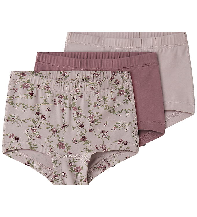 Name It Hipsters - 3-Pak - NmfTights - Violet Ice w. Wistful Mau