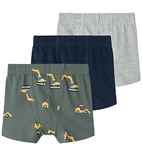 Name It Boxers - NmmTights - 3-Pack - Urban Chic/Grey Melange