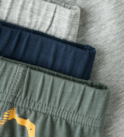 Name It Boxershorts - NmmTights - 3-pak - Urban Chic/Grey Melang