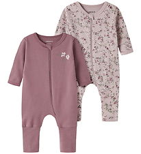 Name It Natdragter - NbfNightsuit - 2-pak - Violet Ice/Wistful M
