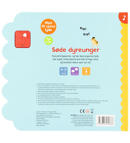 Alvilda Bog - Søde Dyreunger m. 10 Lyde - DA