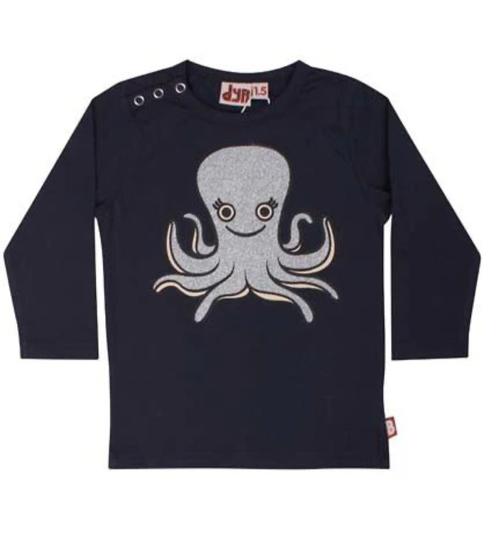 DYR Bluse - DyrCritter Baby - Navy Bliksprutte