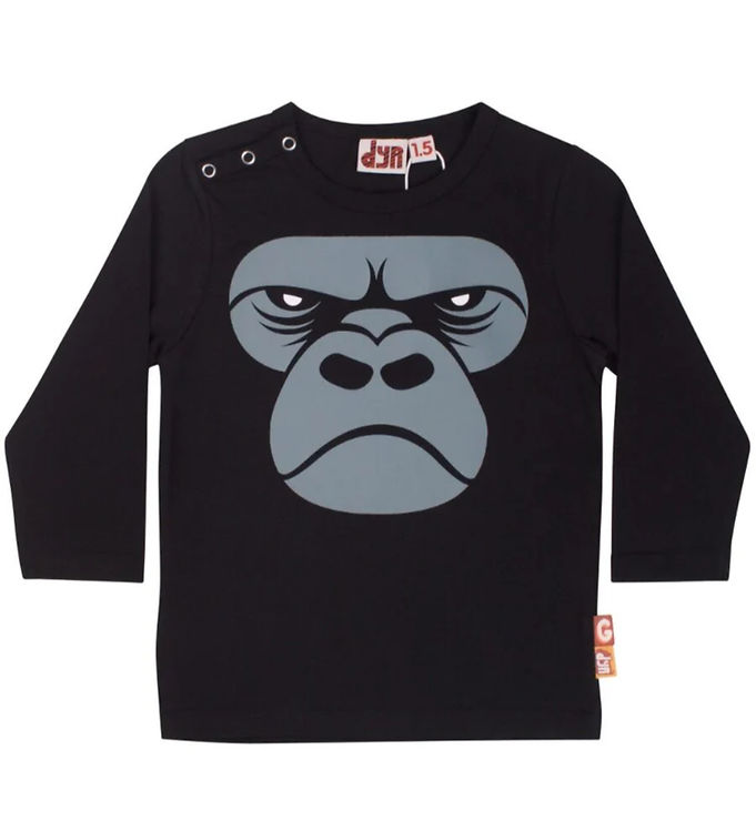 DYR Bluse - DyrCritter - Black Zoomgorilla