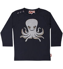DYR-Cph Bluse - Dyrcritter Baby - Navy Blæksprutte